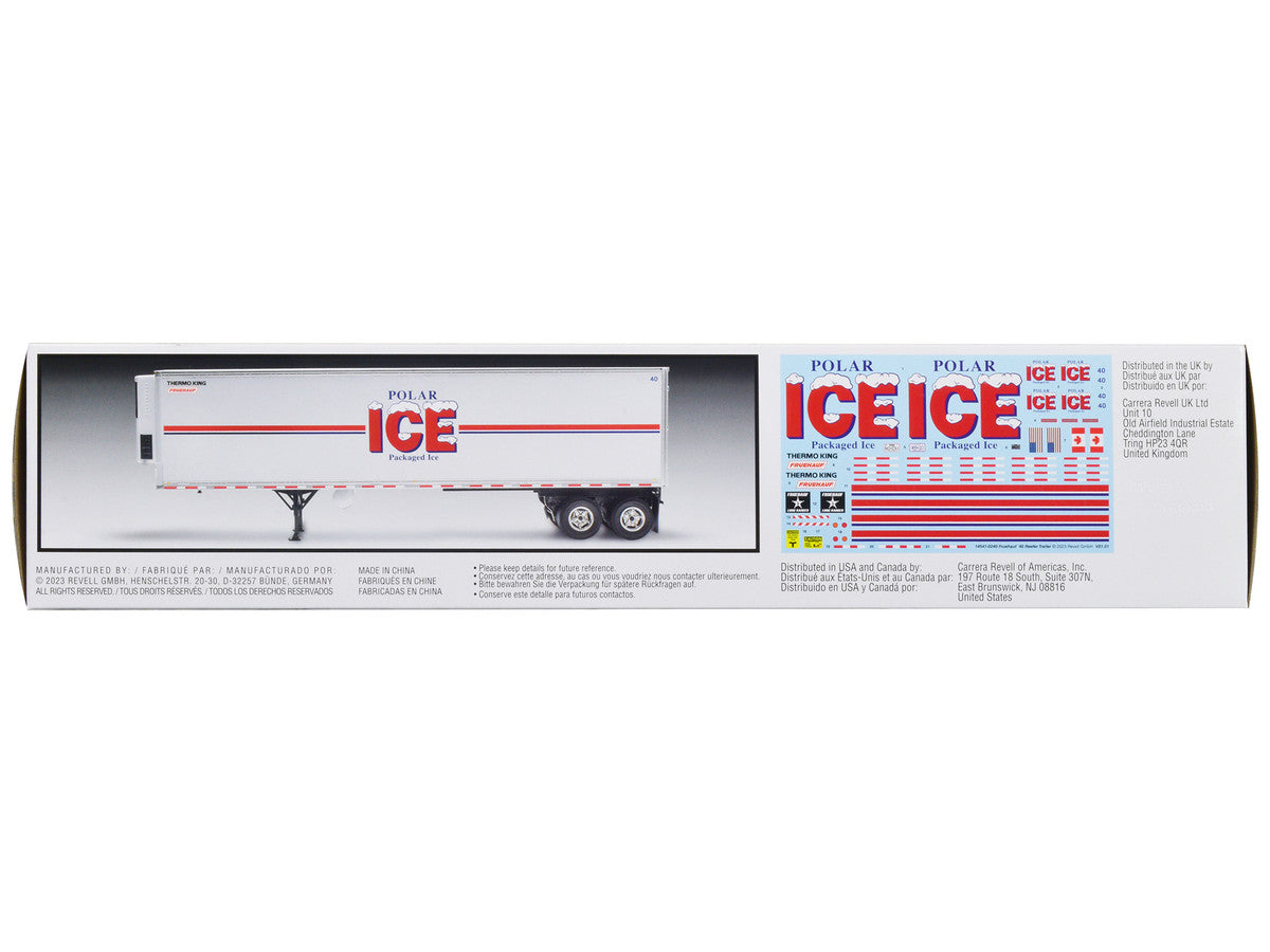 Fruehauf 40' Refrigerated Trailer "Polar ICE" 1/32 Scale Plastic Model Kit by Revell
