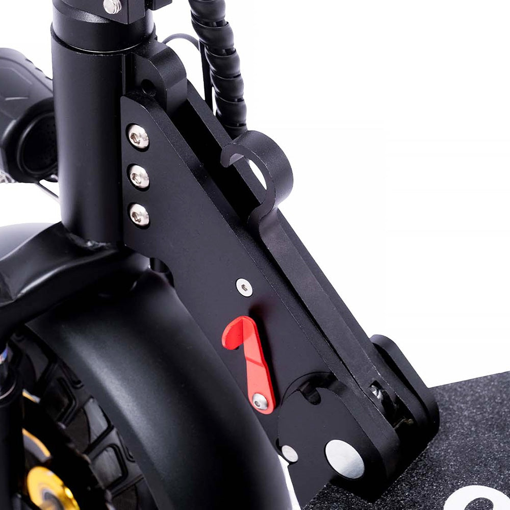 OBARTER X1 Pro Folding Off-road Electric Scooter 10-inch Tire 1000W Motor 48V 21Ah Battery 28 mph max speed 40-46.5 miles max range Dual disc brake IP54 Waterproof