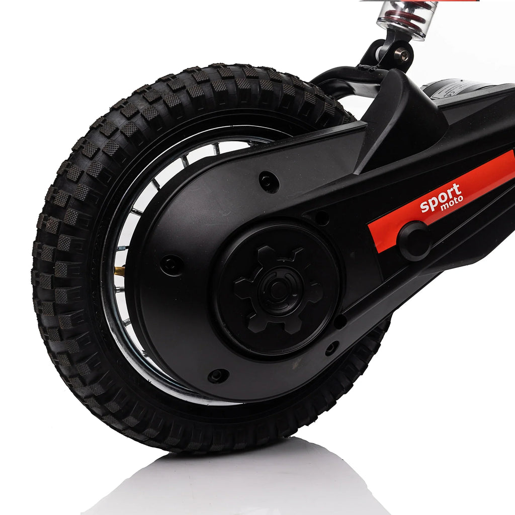 24V 14ah Kids Ride On 24V Electric Motocross Motorcycle Dirt Bike-XXL large Blue
