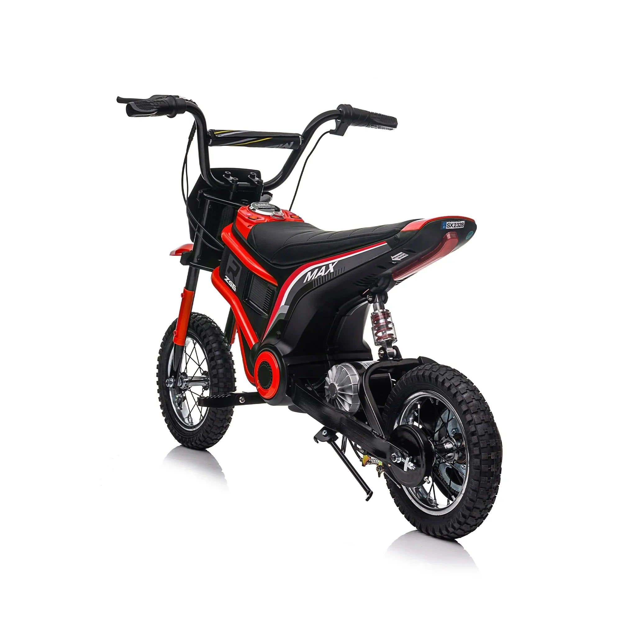 24V 14ah Kids Ride On 24V Electric Motocross Motorcycle Dirt Bike-XXL large Red