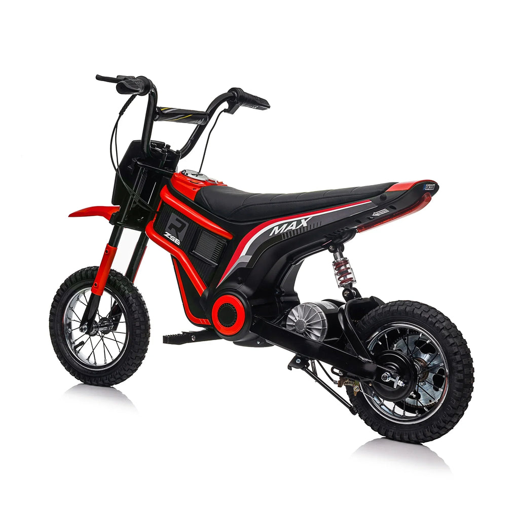 24V 14ah Kids Ride On 24V Electric Motocross Motorcycle Dirt Bike-XXL large Red