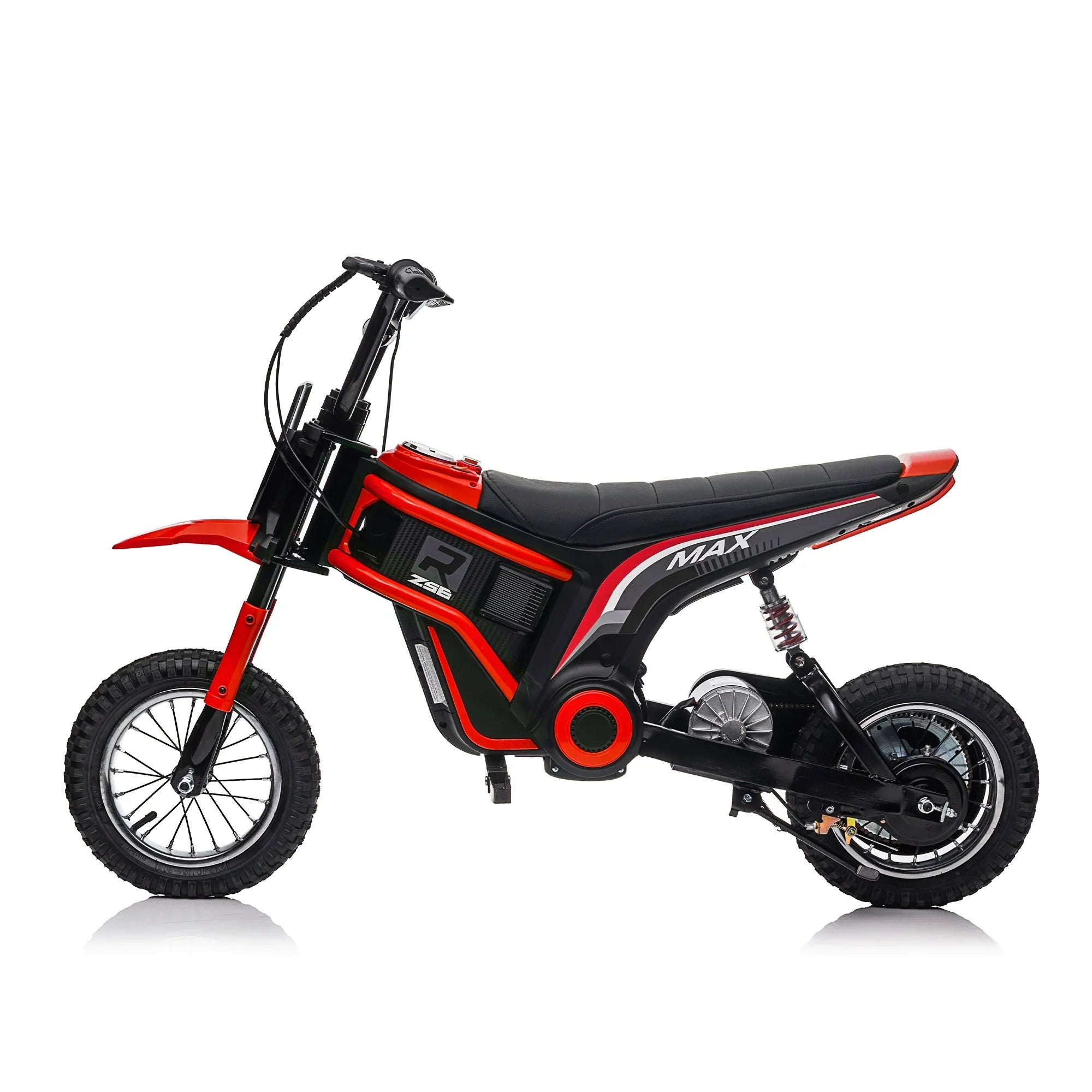 24V 14ah Kids Ride On 24V Electric Motocross Motorcycle Dirt Bike-XXL large Red