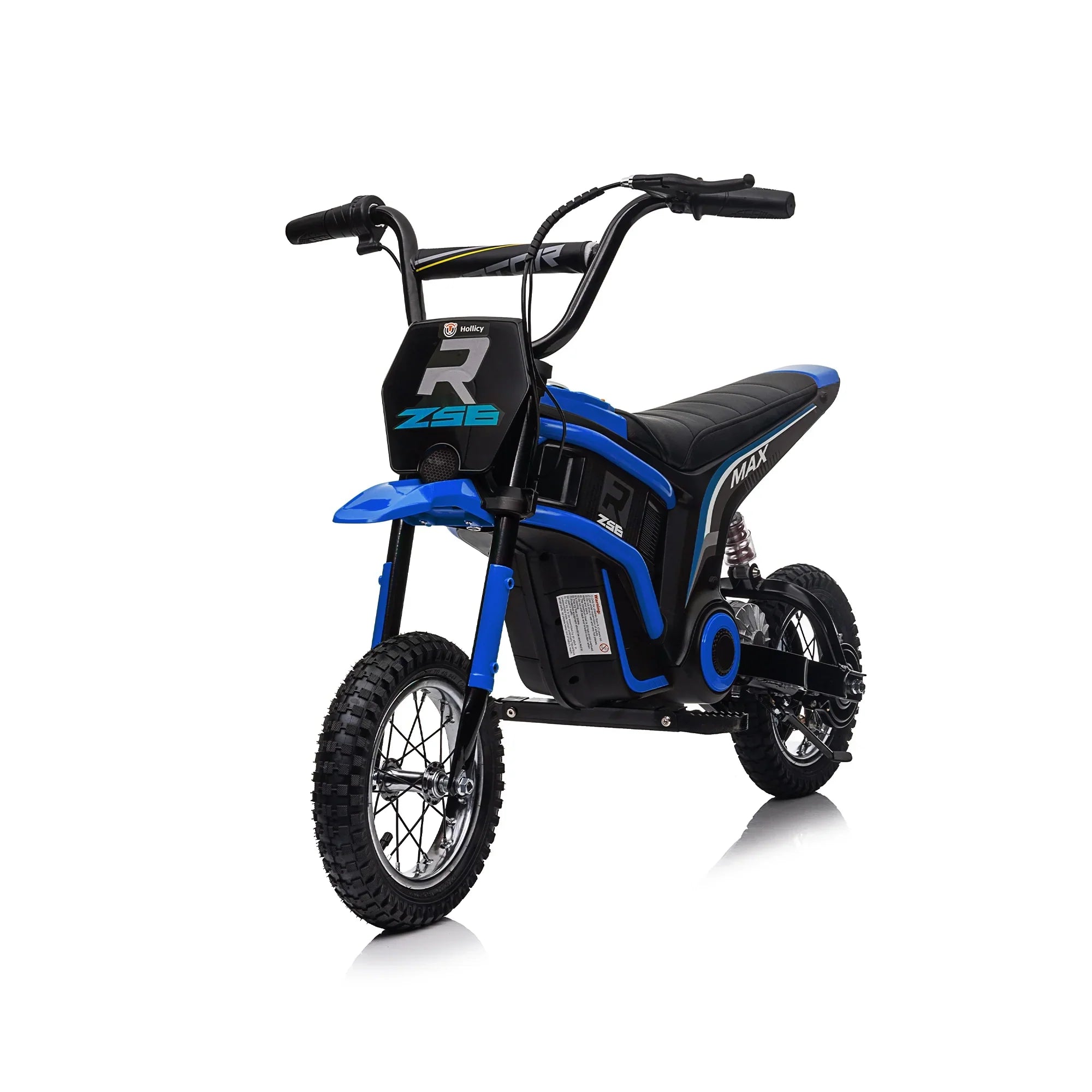 24V 14ah Kids Ride On 24V Electric Motocross Motorcycle Dirt Bike-XXL large Blue