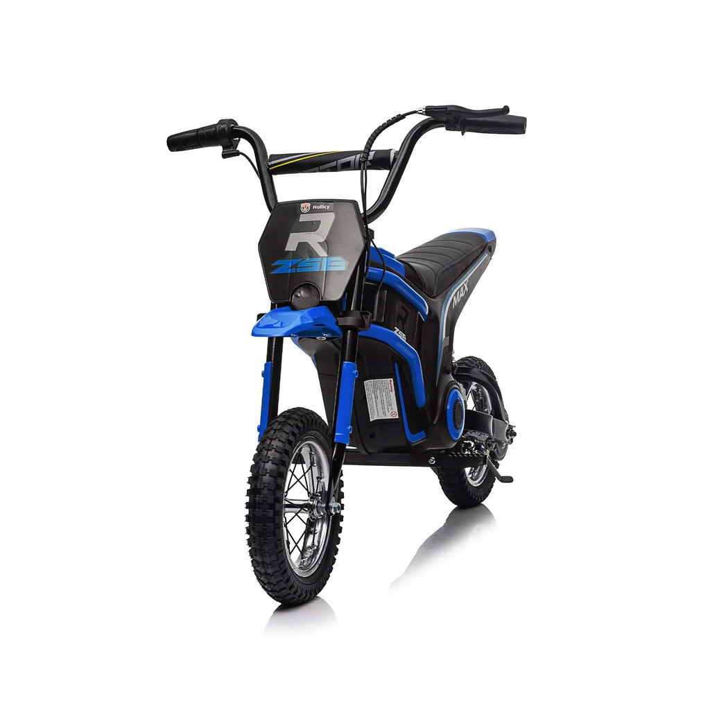 24V 14ah Kids Ride On 24V Electric Motocross Motorcycle Dirt Bike-XXL large Blue