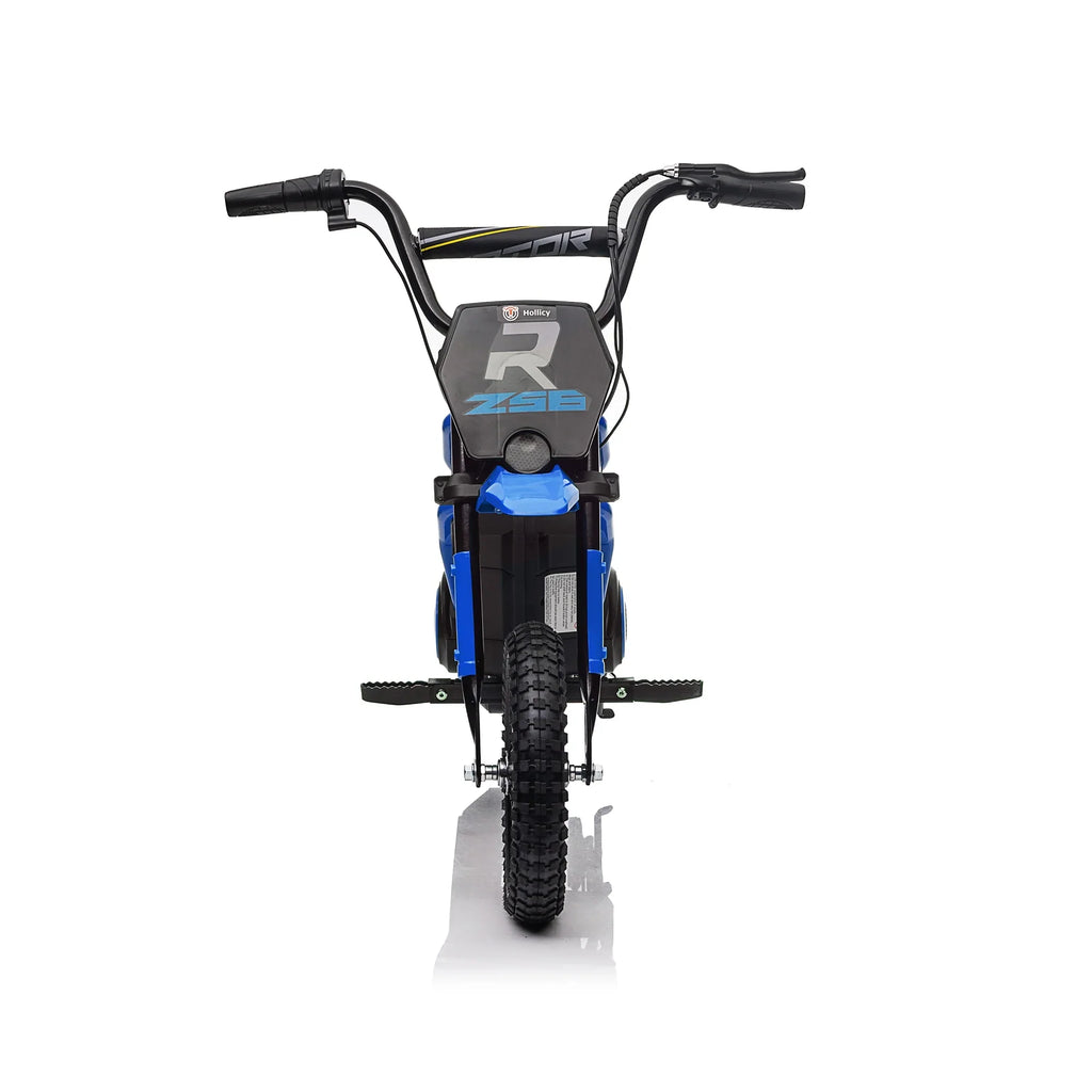 24V 14ah Kids Ride On 24V Electric Motocross Motorcycle Dirt Bike-XXL large Blue
