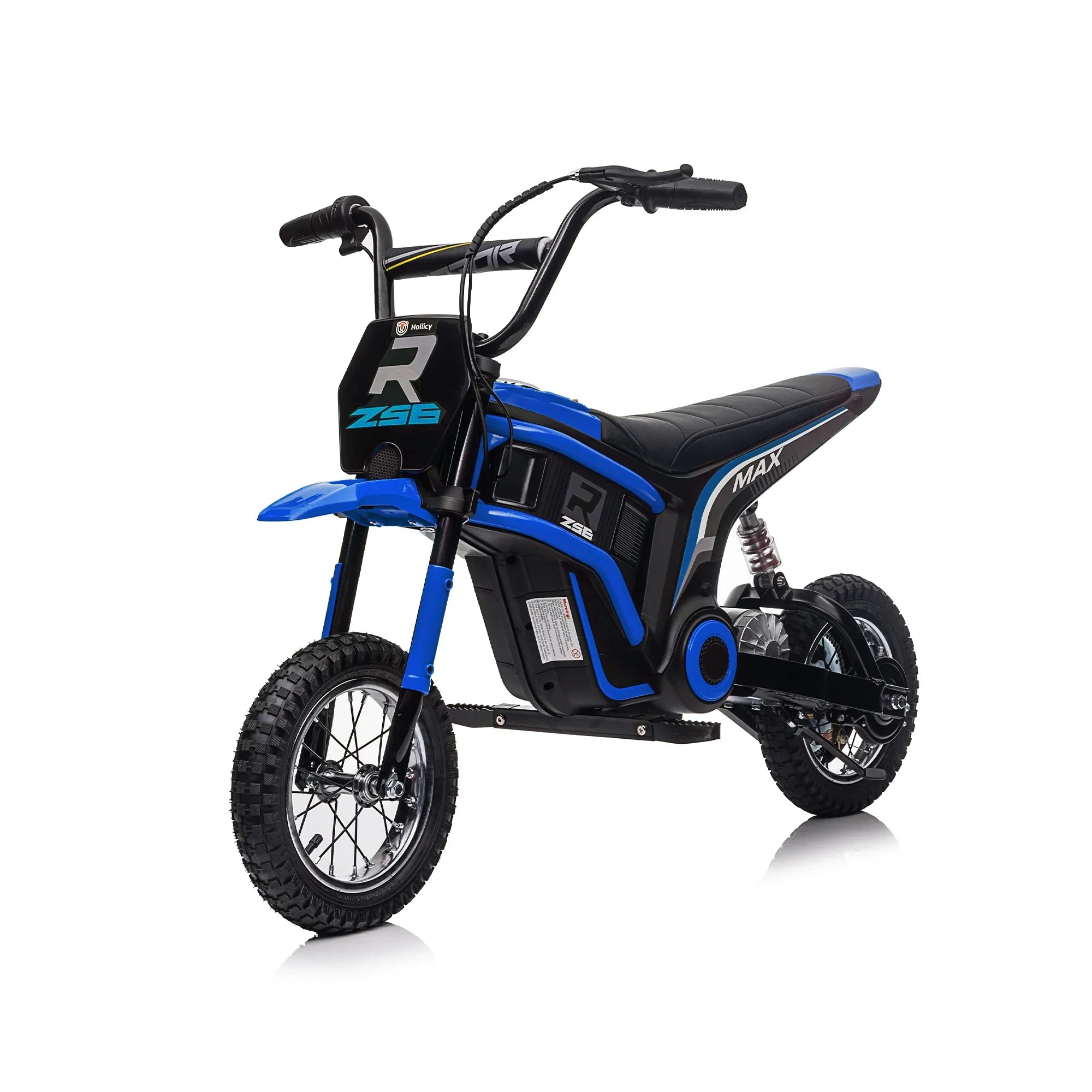 24V 14ah Kids Ride On 24V Electric Motocross Motorcycle Dirt Bike-XXL large Blue
