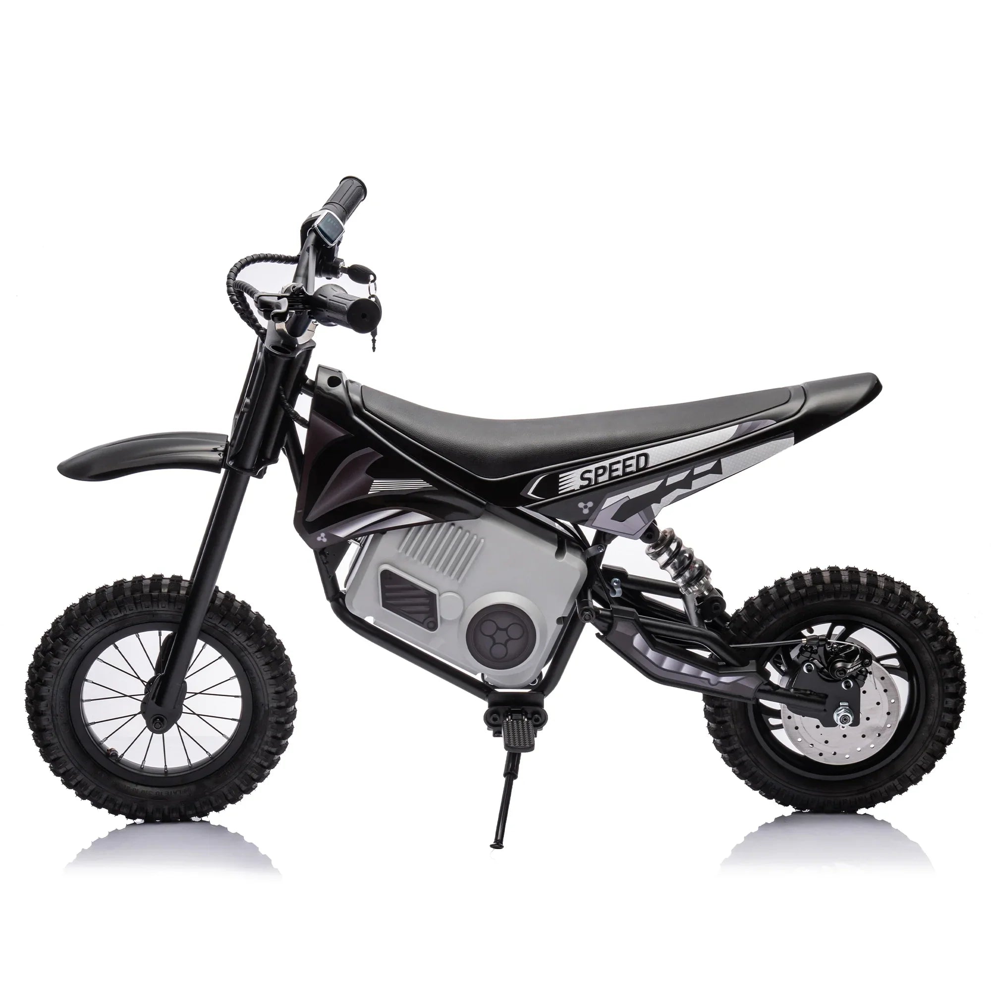 Electric mini dirt motorcycle for kids 350w xxxl motorcycle 36V Black