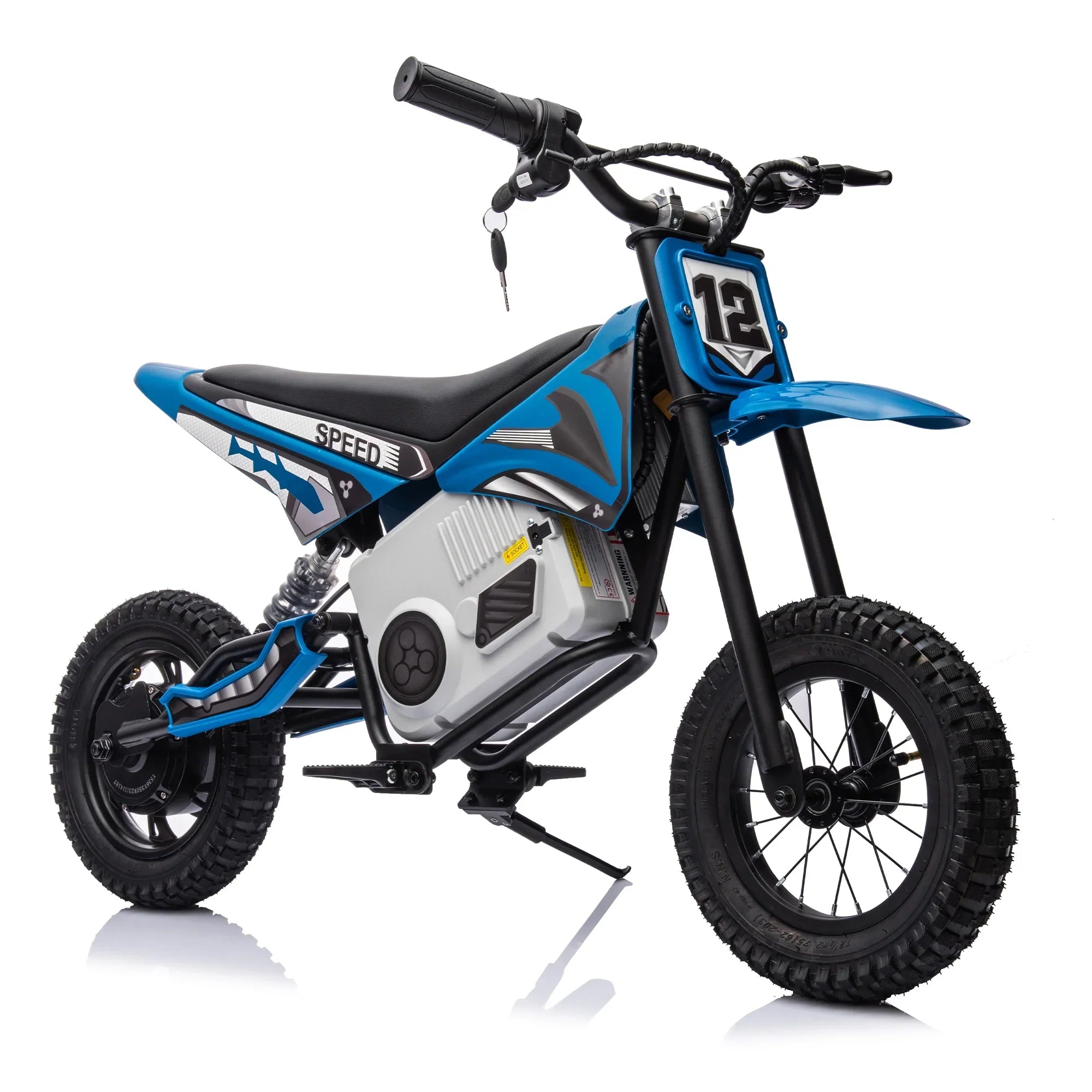 Electric mini dirt motorcycle for kids 350w xxxl motorcycle 36V Blue