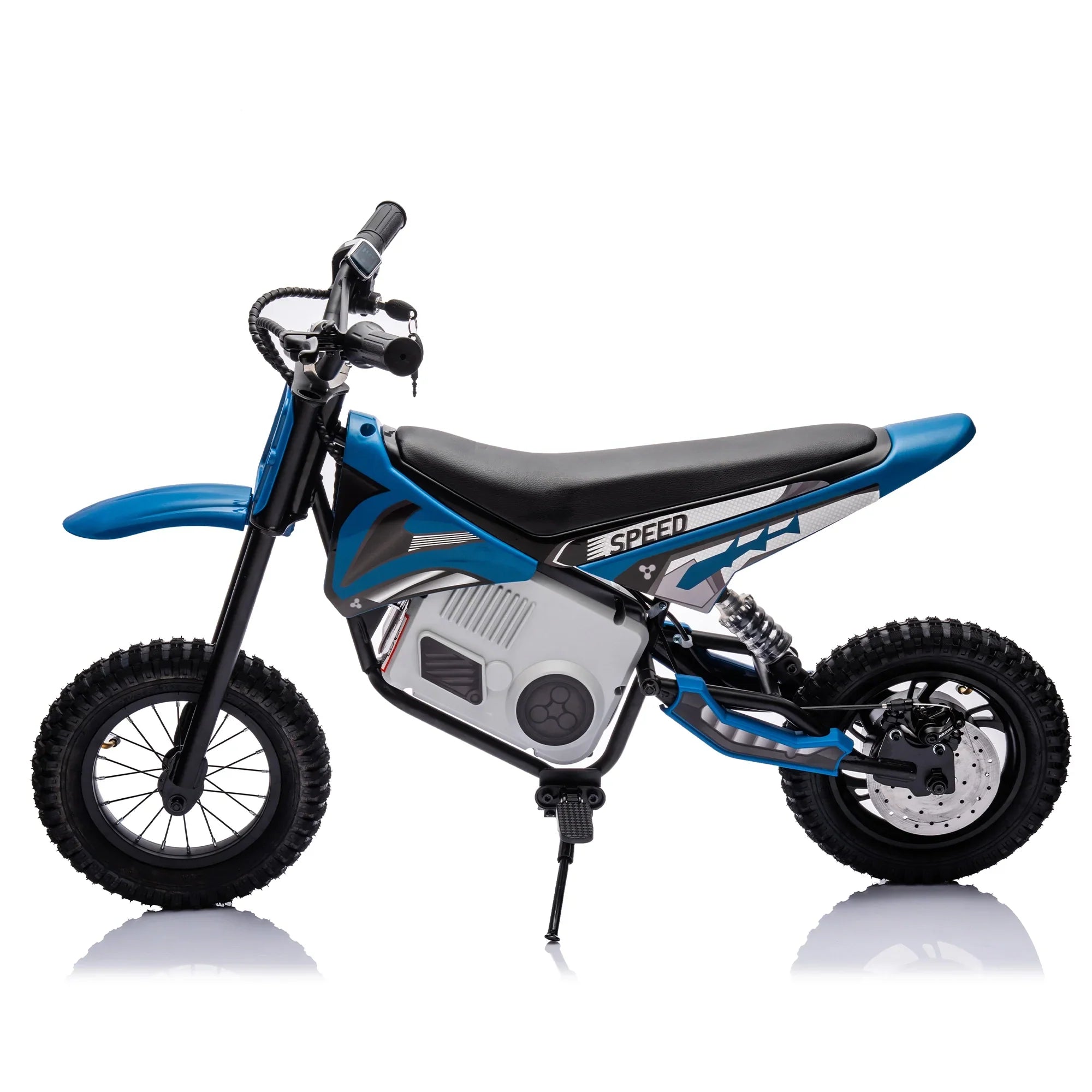 Electric mini dirt motorcycle for kids 350w xxxl motorcycle 36V Blue