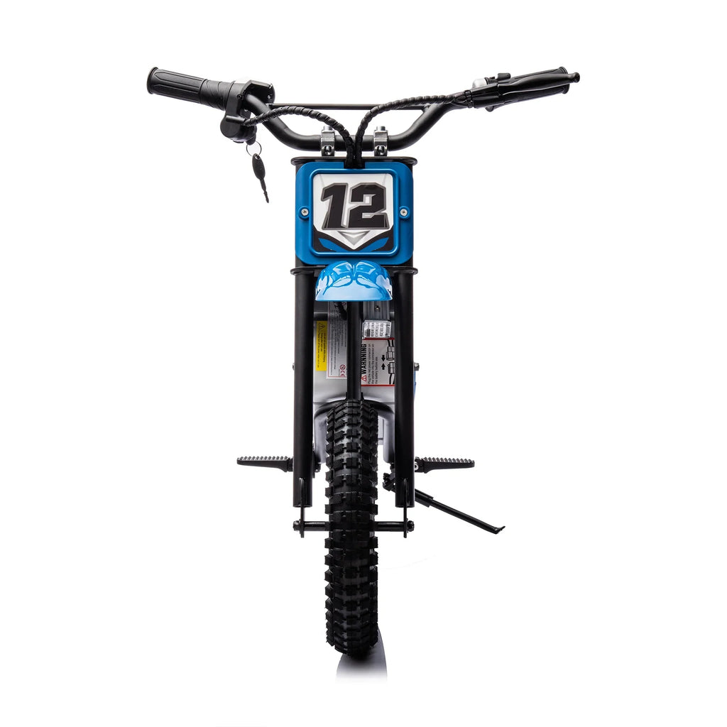 Electric mini dirt motorcycle for kids 350w xxxl motorcycle 36V Blue