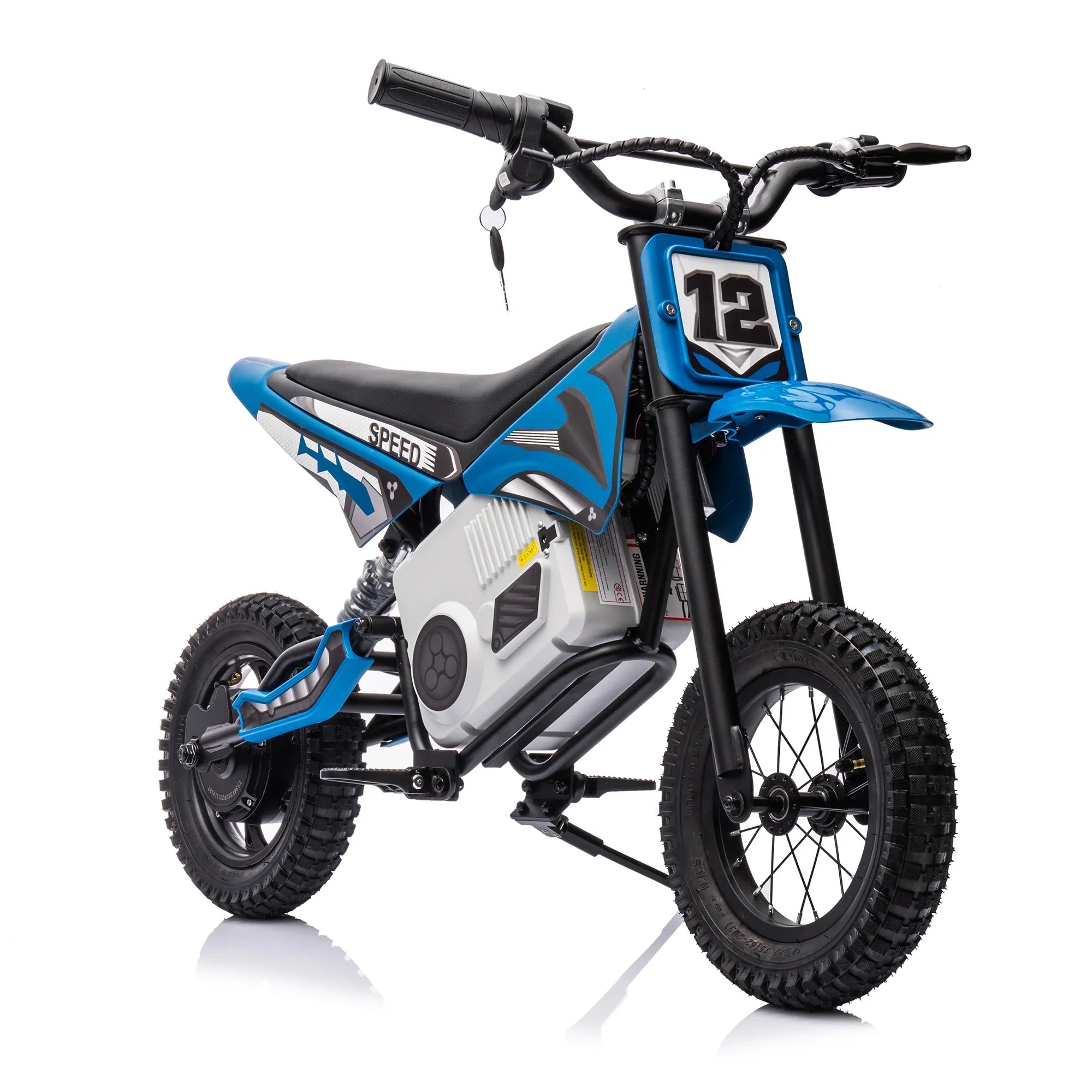 Electric mini dirt motorcycle for kids 350w xxxl motorcycle 36V Blue