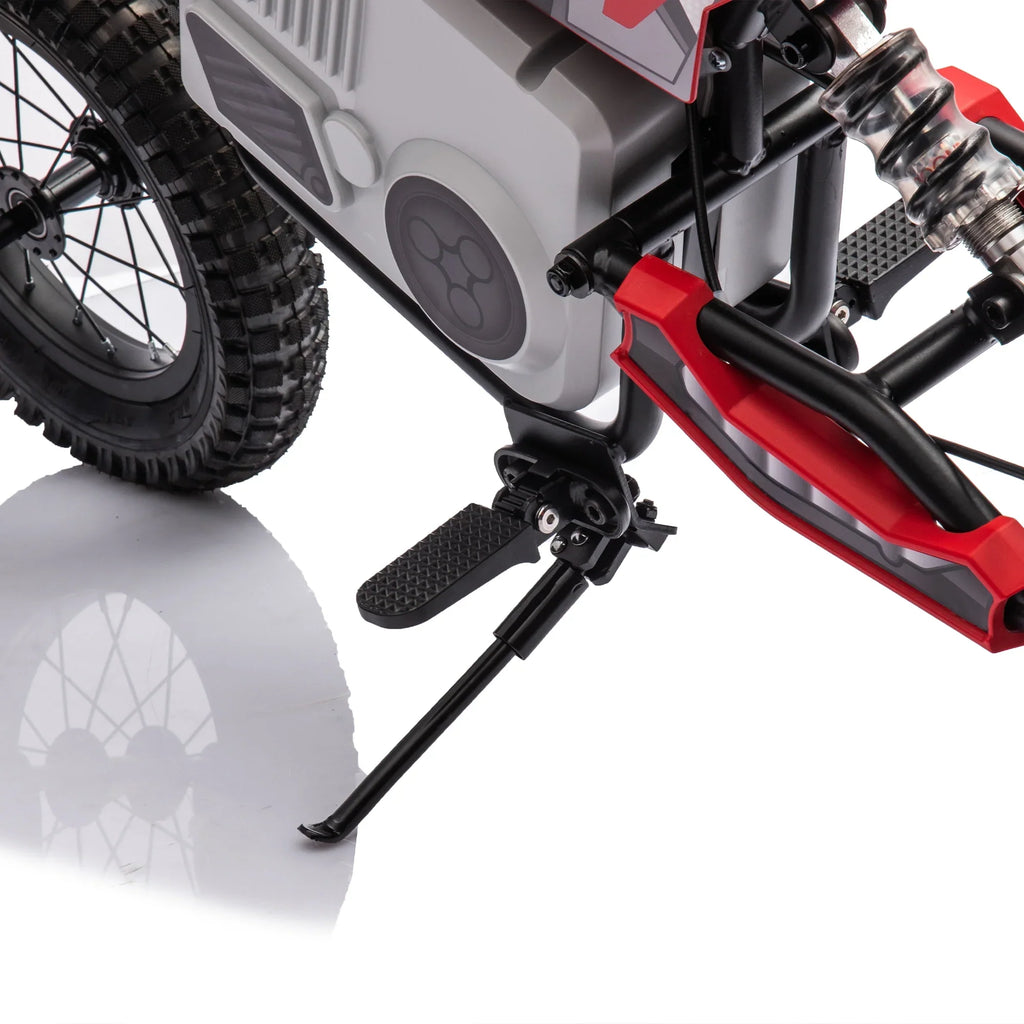 Electric mini dirt motorcycle for kids 350w xxxl motorcycle 36V Red