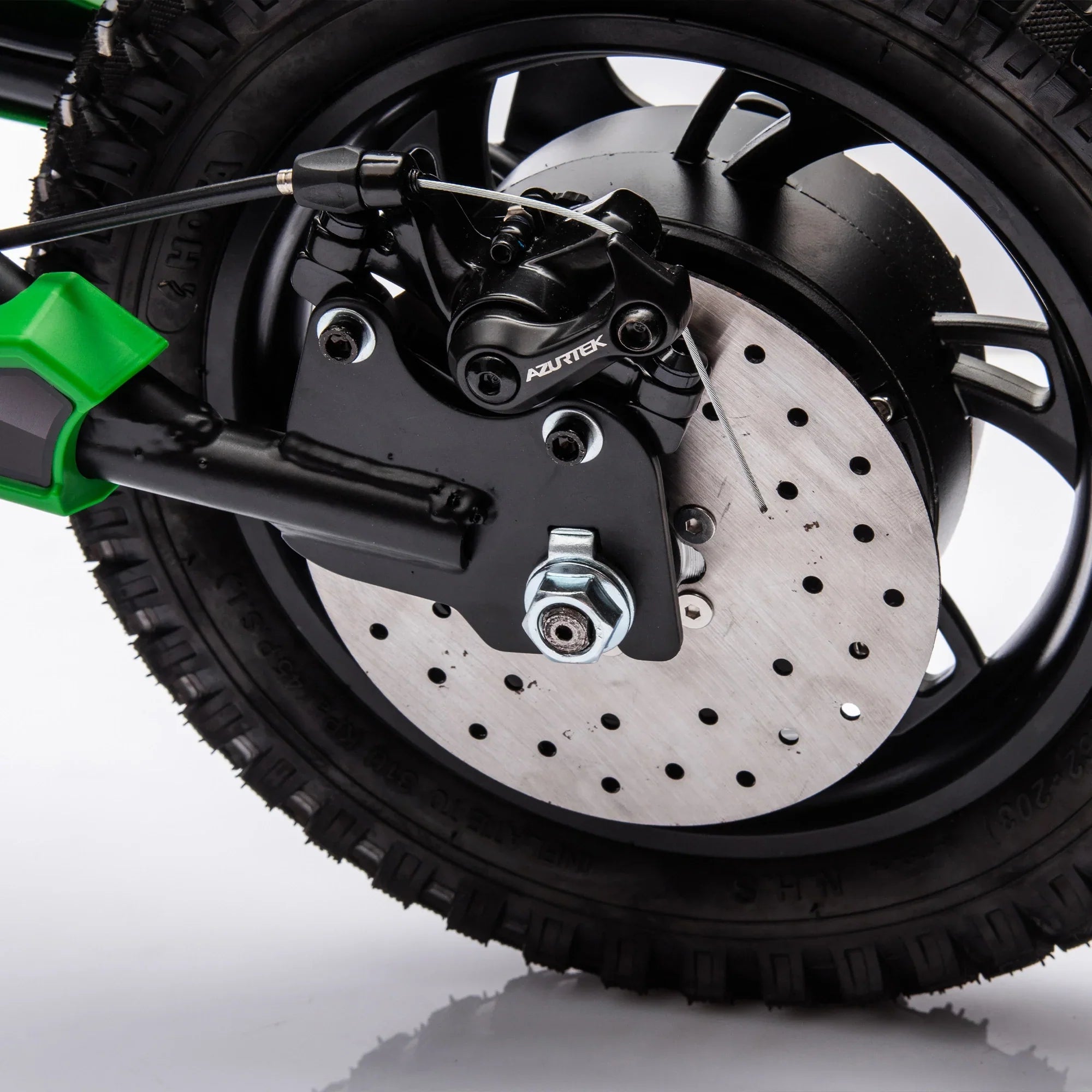 Electric mini dirt motorcycle for kids 350w xxxl motorcycle 36V Green