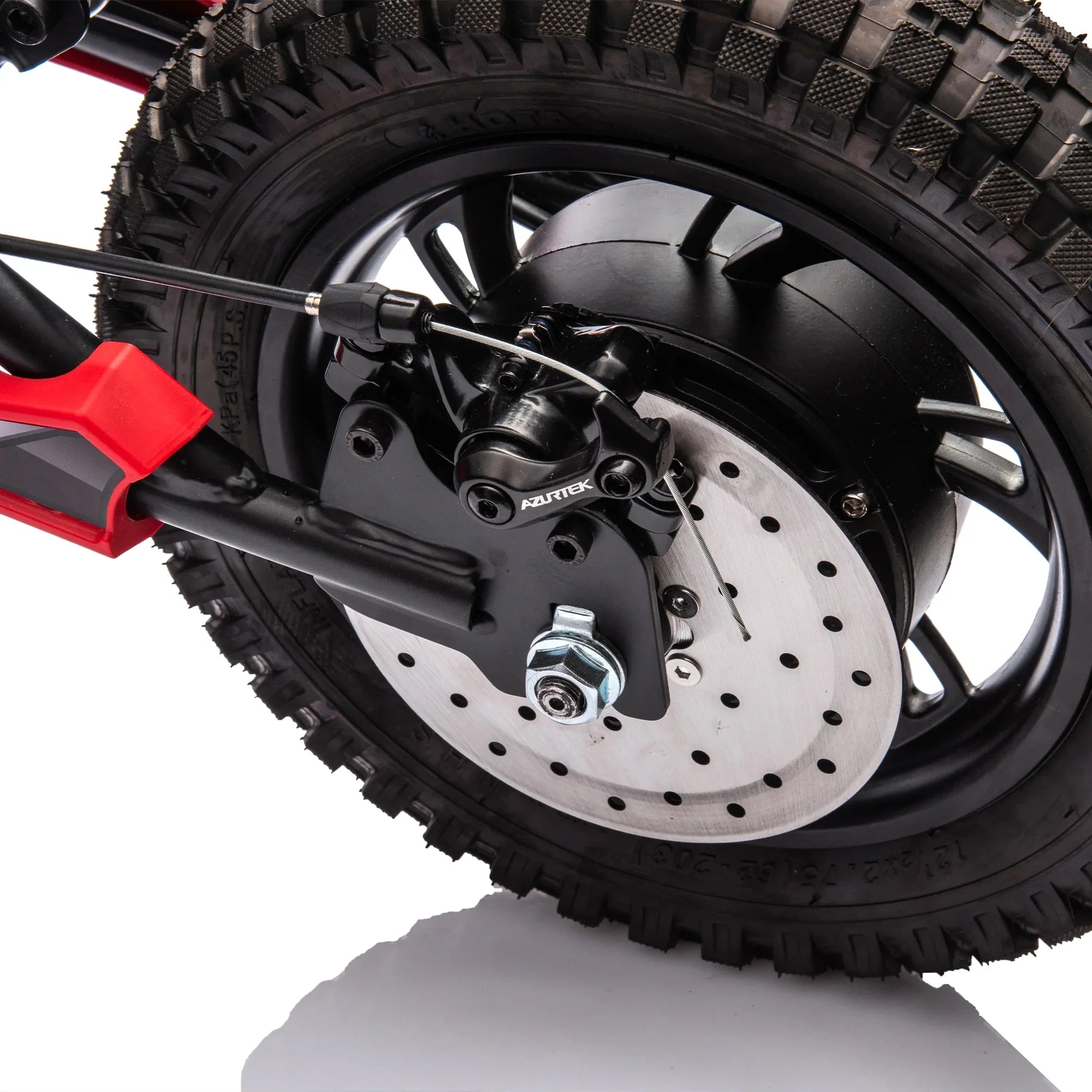 Electric mini dirt motorcycle for kids 350w xxxl motorcycle 36V Red