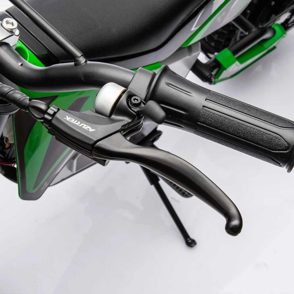 Electric mini dirt motorcycle for kids 350w xxxl motorcycle 36V Green