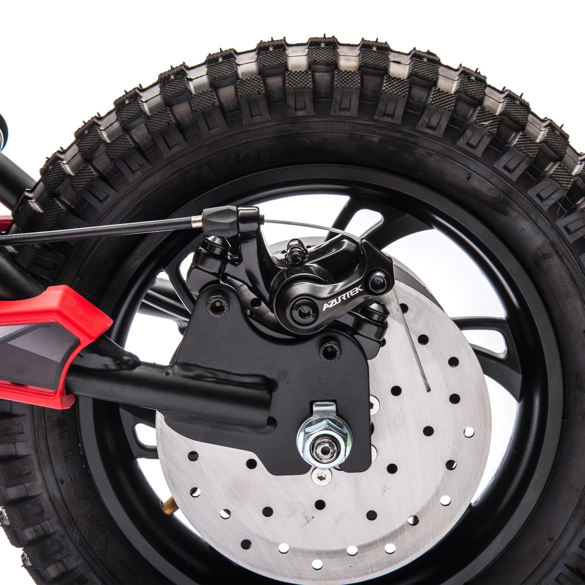 Electric mini dirt motorcycle for kids 350w xxxl motorcycle 36V Red
