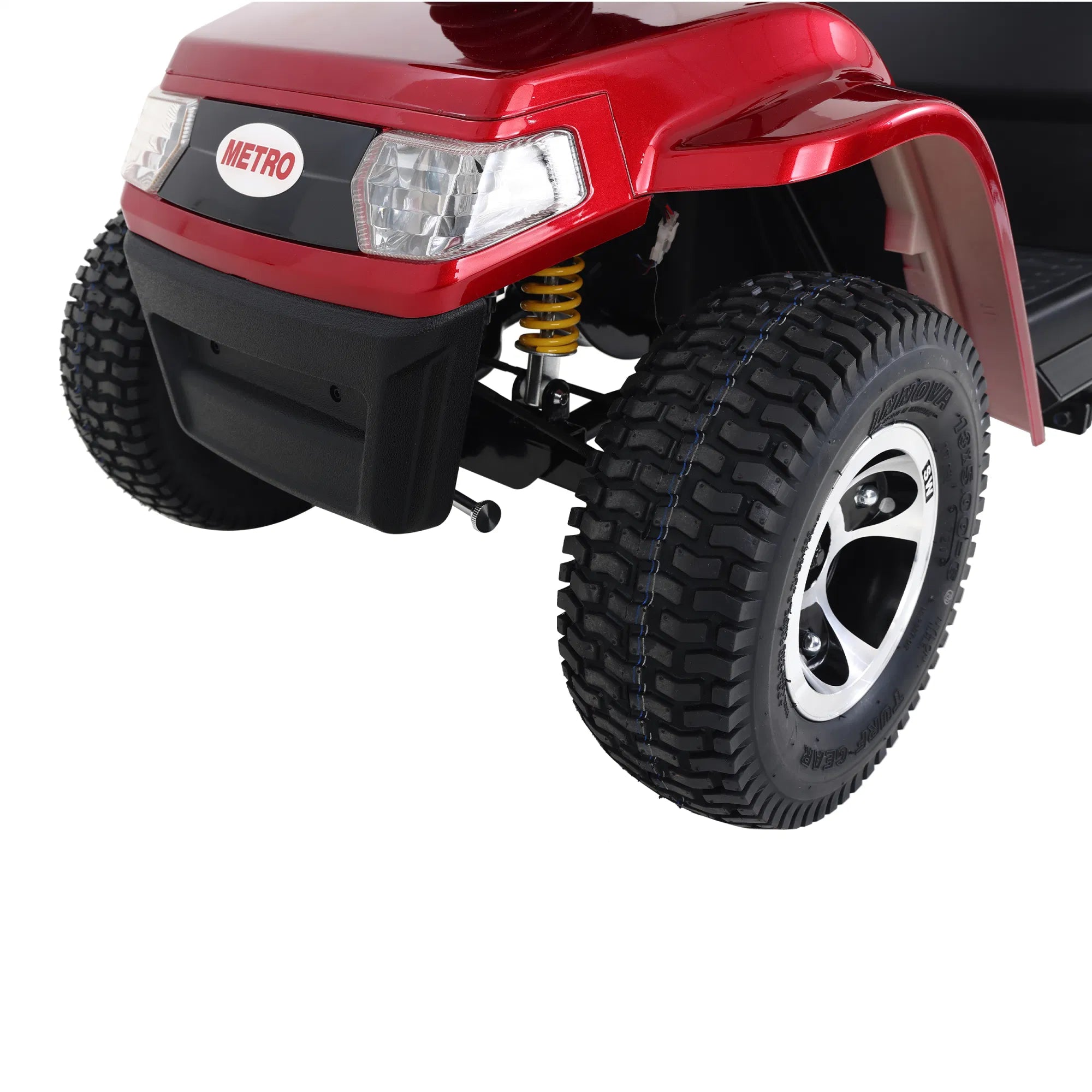 4-Wheel Electric Mobility Scooter for Adults Seniors and Eldely,Adult All Terrain Electric Powered Wheelchair Device-1000W Motor With 75Ah Battery,S800 RED