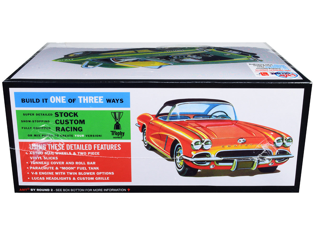 1962 Chevrolet Corvette 3 in 1 Kit 1/25 Scale Plastic Model Kit by AMT