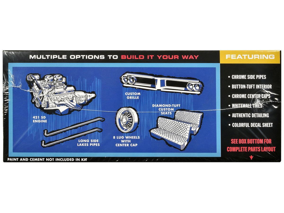 1962 Pontiac Catalina Super Stock 3-in-1 Kit 1/25 Scale Plastic Model Kit by AMT