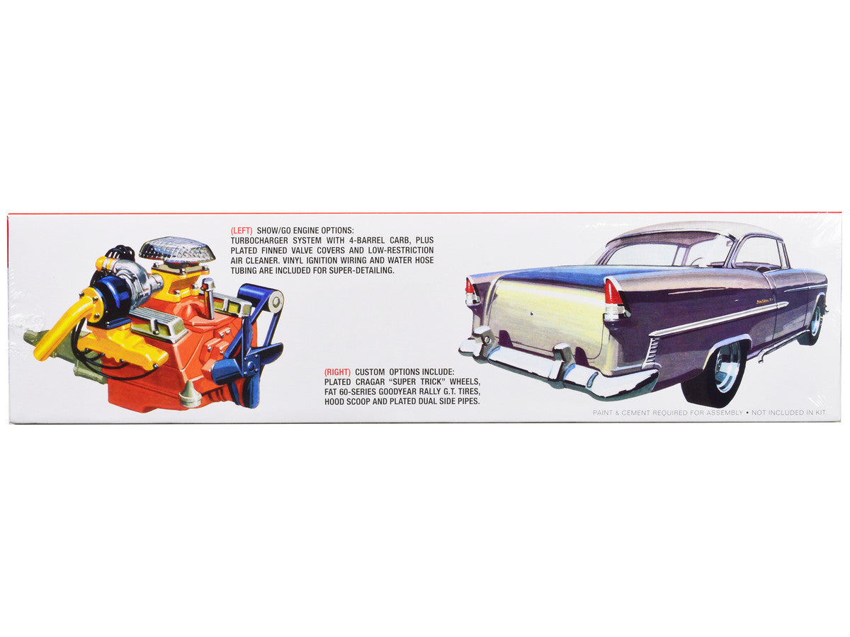 1955 Chevrolet Bel Air Hardtop 1/16 Scale Plastic Model Kit by AMT