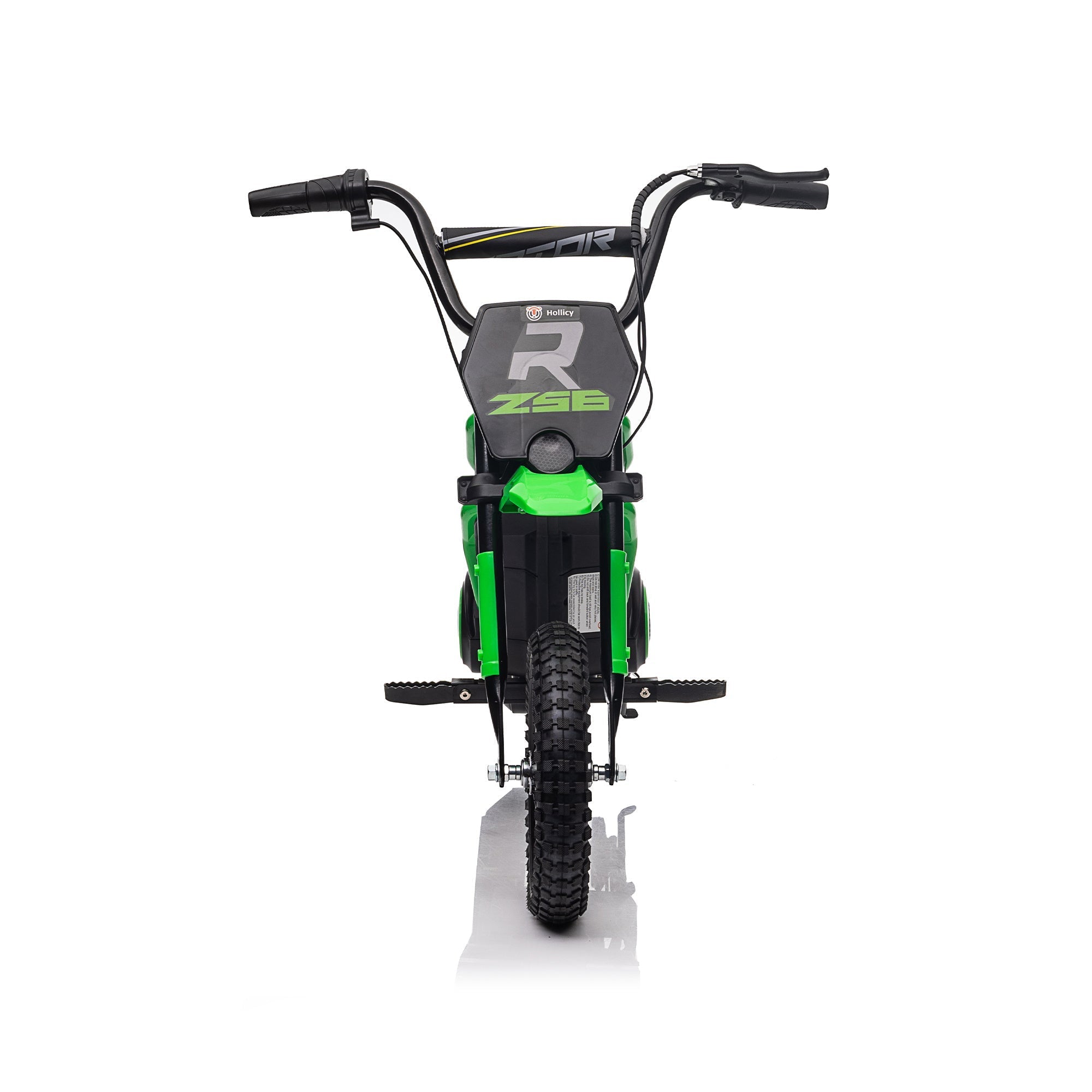 24V 14ah Kids Ride On 24V Electric Motocross Motorcycle Dirt Bike-XXL large Green