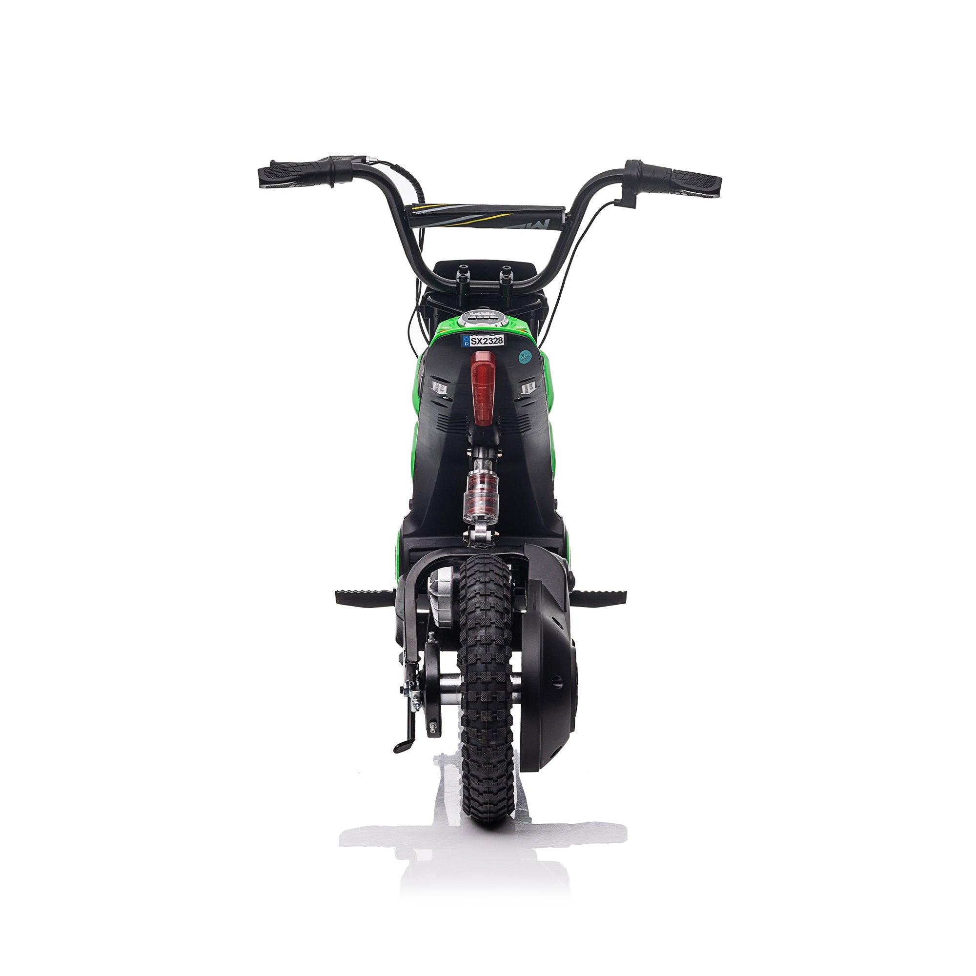 24V 14ah Kids Ride On 24V Electric Motocross Motorcycle Dirt Bike-XXL large Green