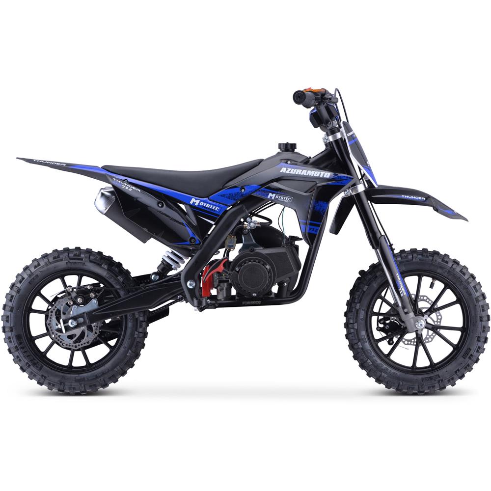 MotoTec Thunder 50cc 2-Stroke Kids Gas Dirt Bike