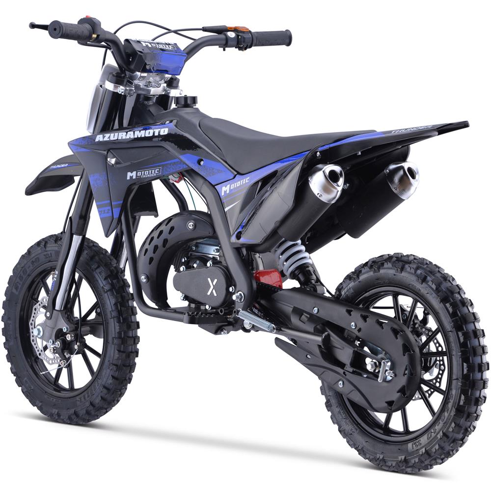 MotoTec Thunder 50cc 2-Stroke Kids Gas Dirt Bike