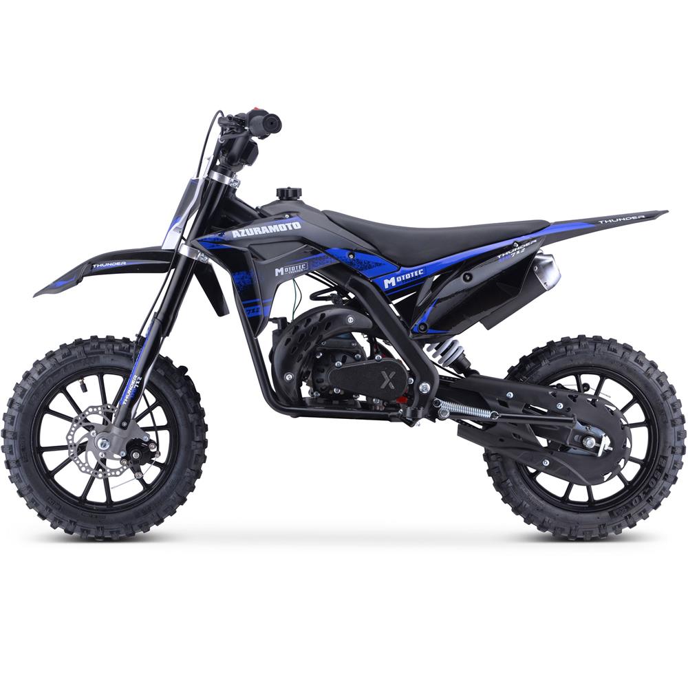 MotoTec Thunder 50cc 2-Stroke Kids Gas Dirt Bike