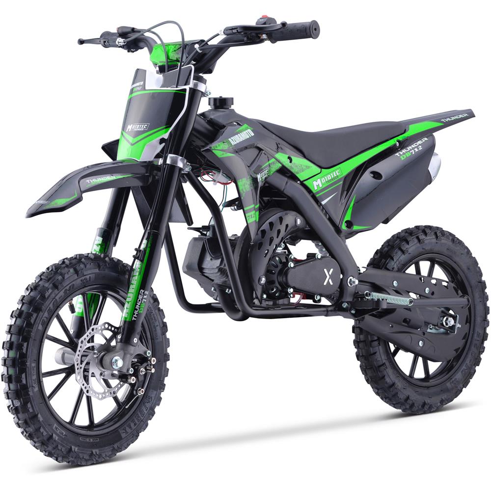 MotoTec Thunder 50cc 2-Stroke Kids Gas Dirt Bike