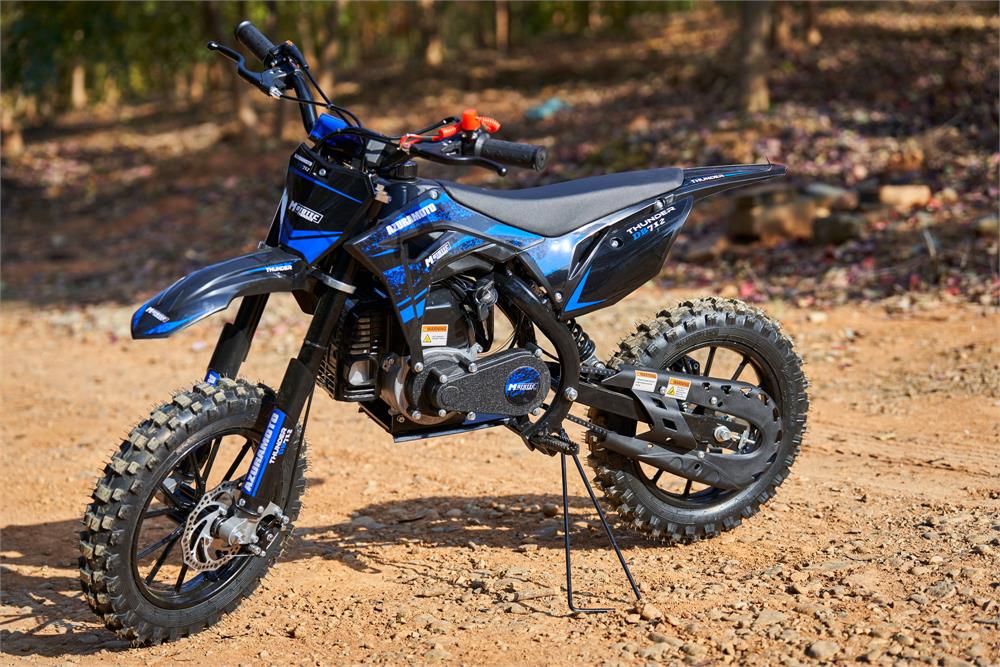 MotoTec Thunder 50cc 2-Stroke Kids Gas Dirt Bike Green