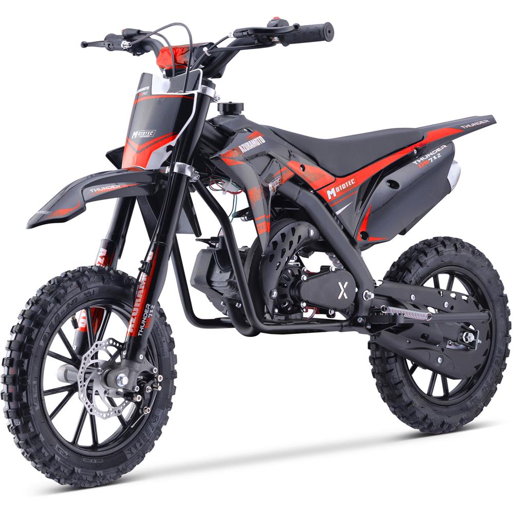 MotoTec Thunder 50cc 2-Stroke Kids Gas Dirt Bike