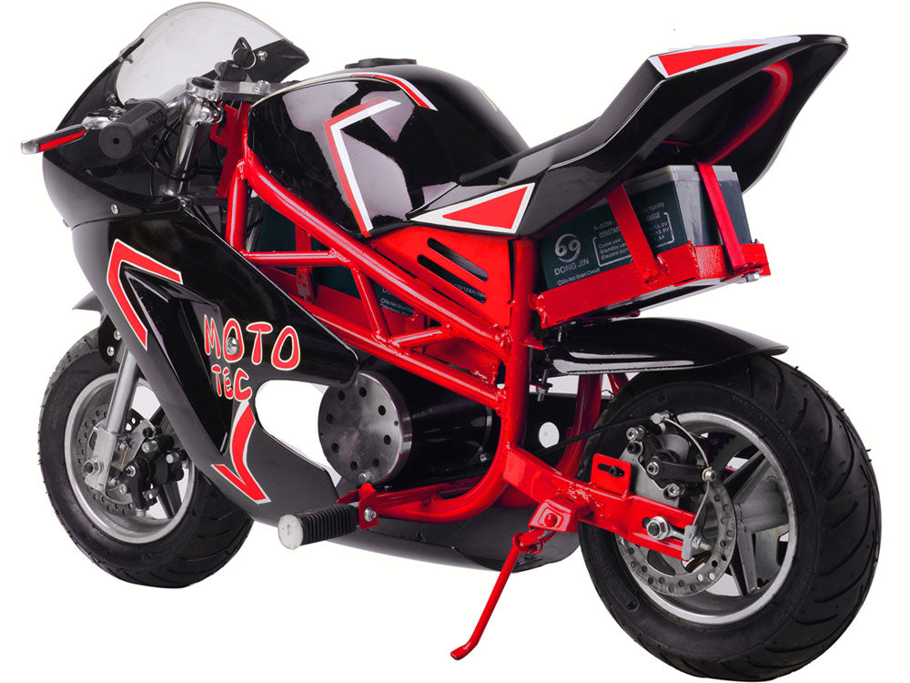 MotoTec 36v 500w Electric Pocket Sport Bike GT Red