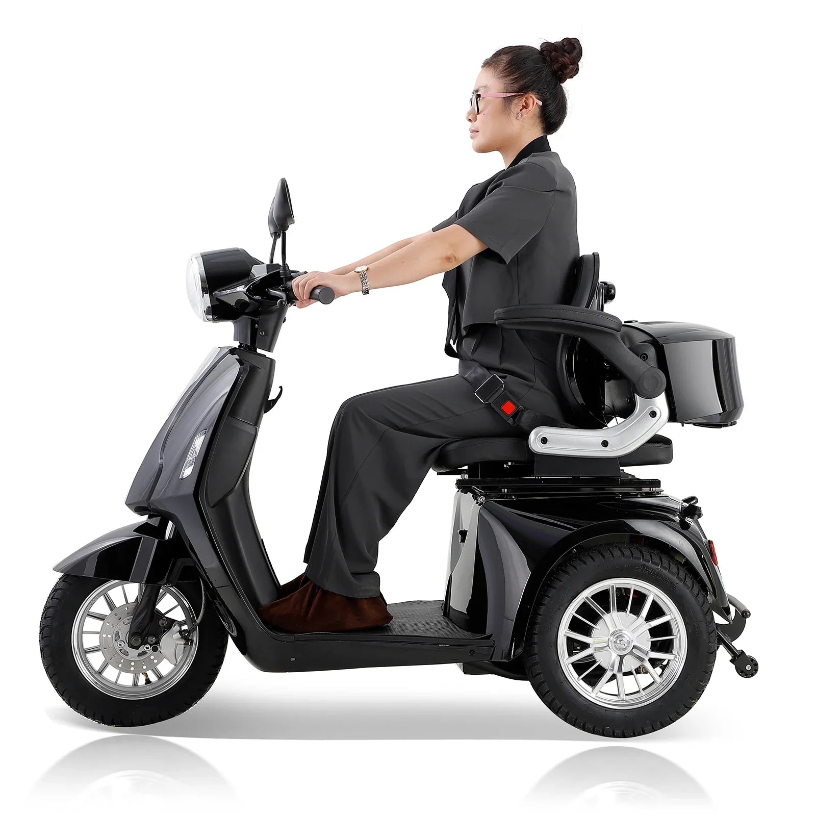 ELECTRIC MOBILITY SCOOTER WITH BIG SIZE, HIGH POWER BLACK