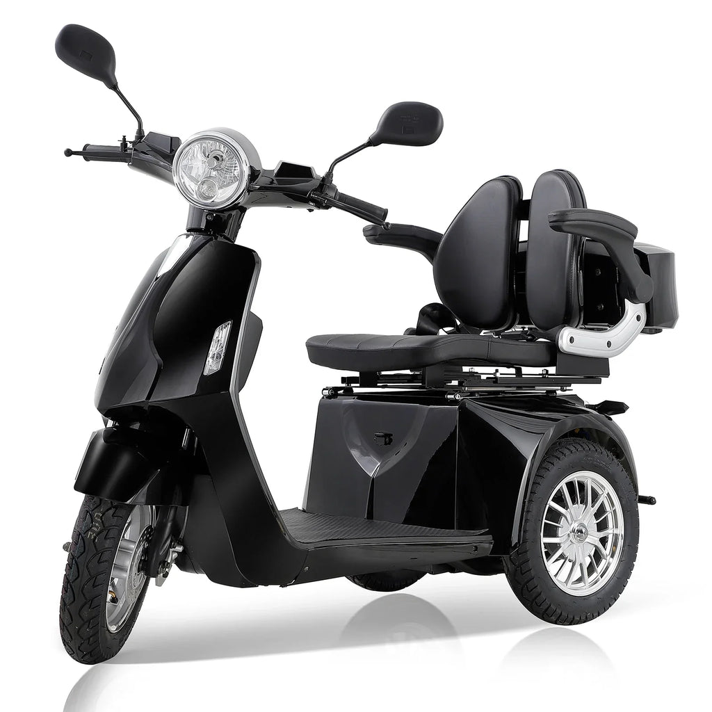 ELECTRIC MOBILITY SCOOTER WITH BIG SIZE, HIGH POWER BLACK