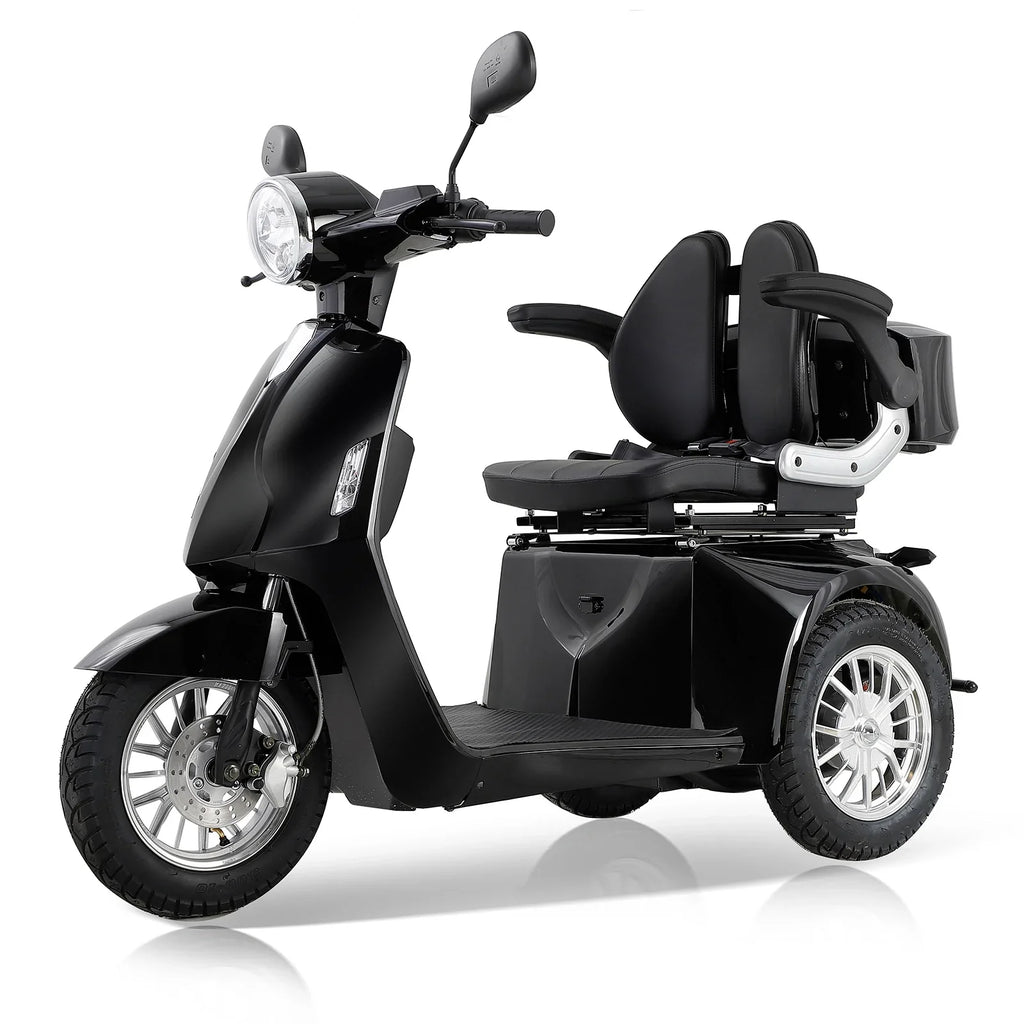 ELECTRIC MOBILITY SCOOTER WITH BIG SIZE, HIGH POWER BLACK