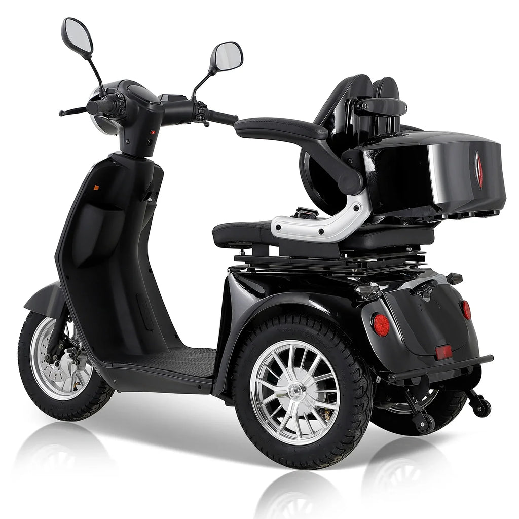 ELECTRIC MOBILITY SCOOTER WITH BIG SIZE, HIGH POWER BLACK