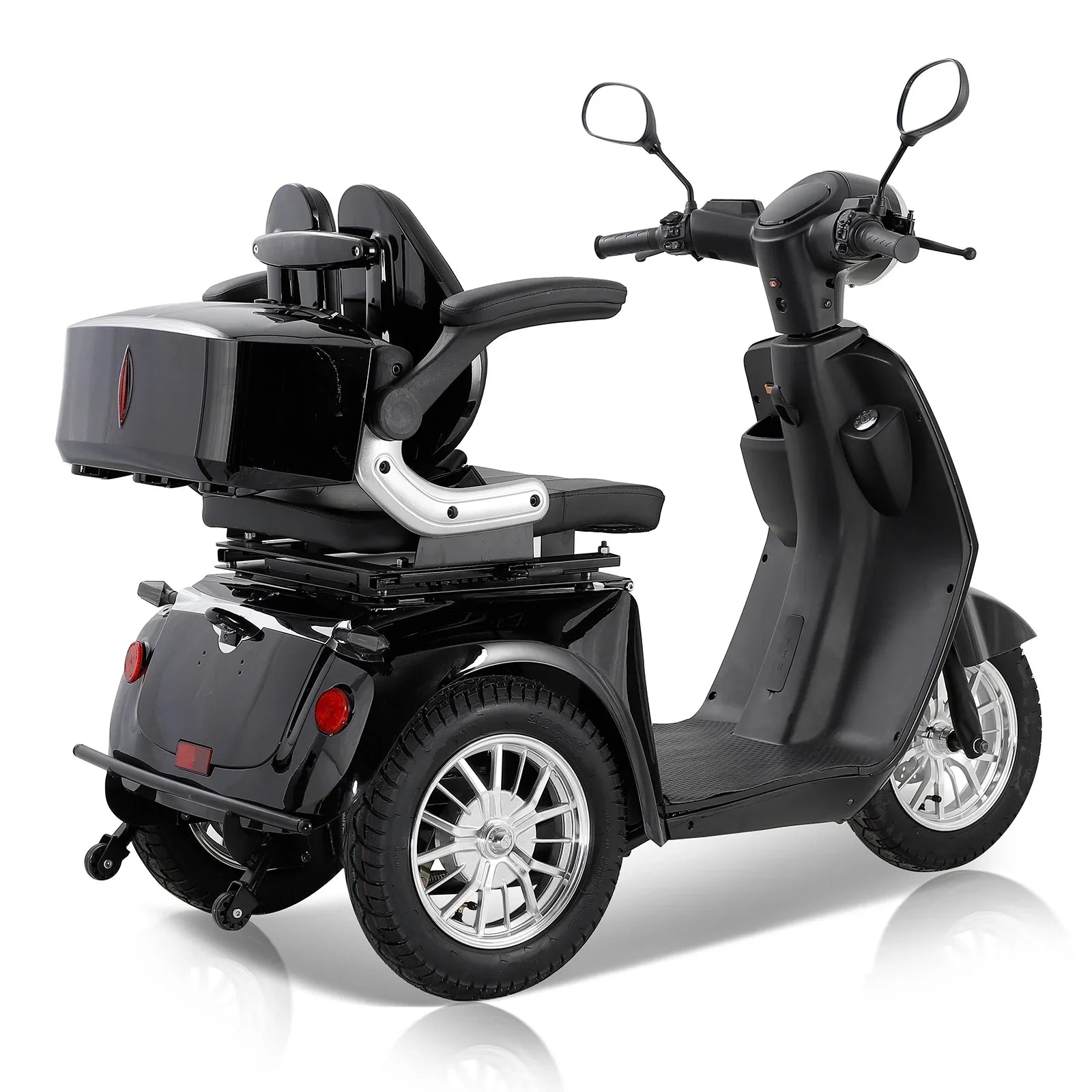 ELECTRIC MOBILITY SCOOTER WITH BIG SIZE, HIGH POWER BLACK