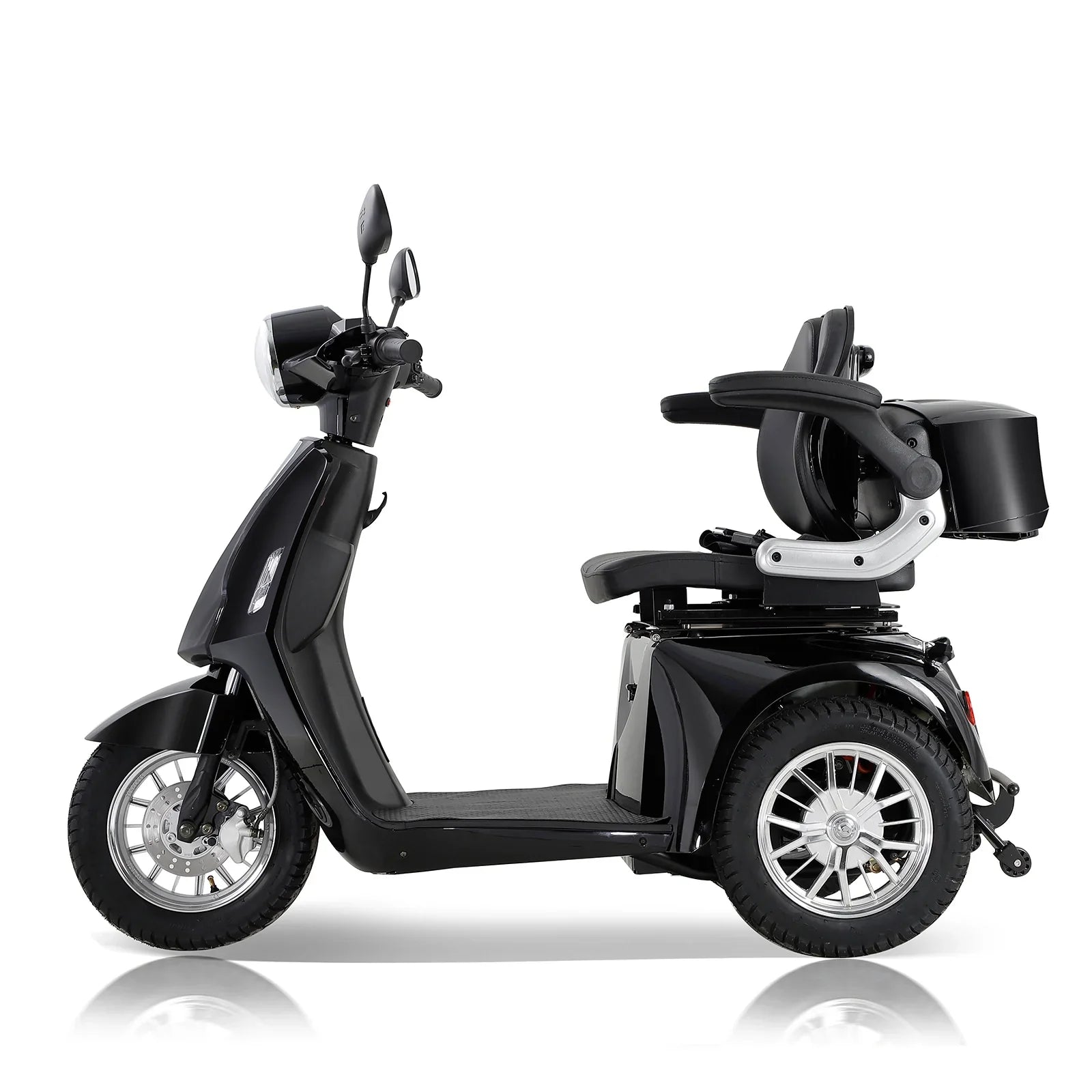 ELECTRIC MOBILITY SCOOTER WITH BIG SIZE, HIGH POWER BLACK