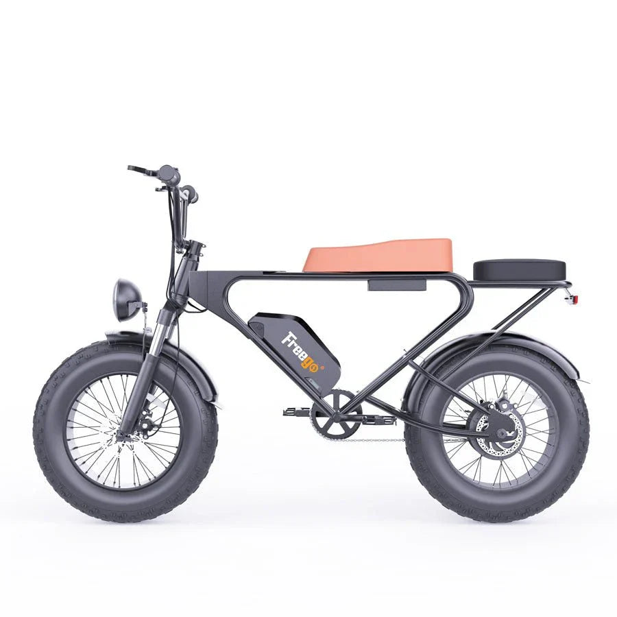 Freego GT200 Pro Off Road Mountain Electric Bike 20'' Fat tires 1200W Powerful Motor outdoor ebike