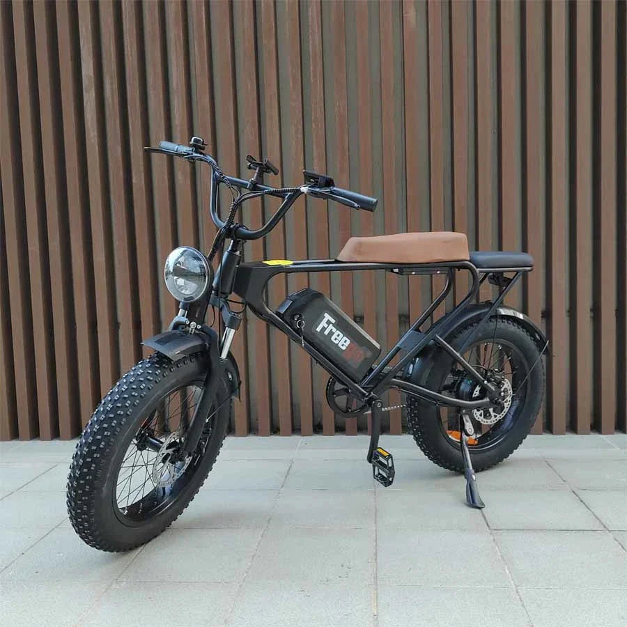 Freego GT200 Pro Off Road Mountain Electric Bike 20'' Fat tires 1200W Powerful Motor outdoor ebike