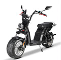 Black 4000W electric LED USB charging 6A two-wheeled scooter 25 / 45 km/h load 200kg driving 90km travel