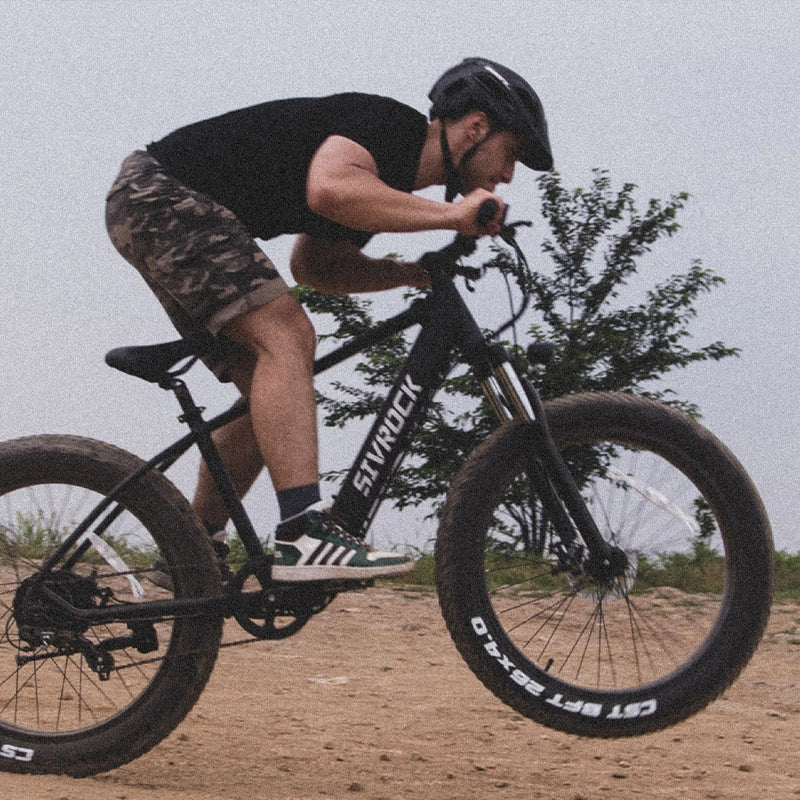 Sivrock Ebike Electric Bike 26'' Fat Tire 1000W Motor 48V 15Ah Large Battery Mountain E-Bike Shimano 7-Speed Bicycle