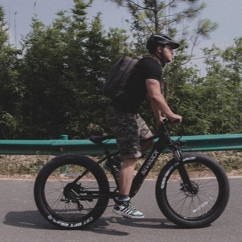 Sivrock Ebike Electric Bike 26'' Fat Tire 1000W Motor 48V 15Ah Large Battery Mountain E-Bike Shimano 7-Speed Bicycle